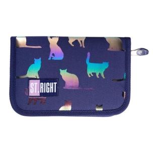 Opakowanie Piórnik dwuklapkowy bez wyposażenia Holo Kotki