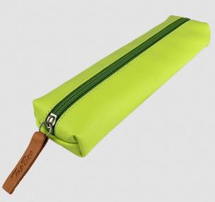 Opakowanie Piórnik Jamnik ekoskóra Limonka pastel