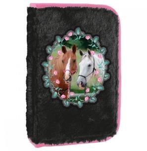 Opakowanie Piórnik pluszowy jednokomorowy Konie 20 DERFORM