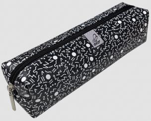 Opakowanie Piórnik prostokąt wzorki BW