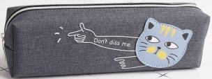 Opakowanie Piórnik tuba mała Kot Don't diss me FRESH