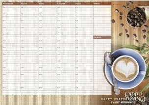 Opakowanie Podkład na biurko Planer Kawa PP01