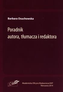 Okładka książki Poradnik autora, tłumacza i redaktora