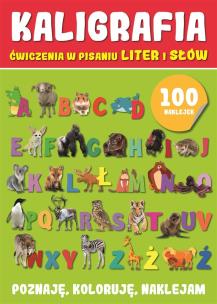 Okładka książki Poznaję, koloruję, naklejam - Kaligrafia