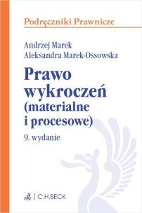 Okładka książki Prawo wykroczeń materialne i procesowe