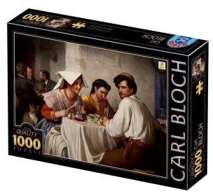 Opakowanie Puzzle 1000 Carl Bloch, Spotkanie w restauracji