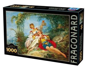 Opakowanie Puzzle 1000 Jean- Honore Fragonard, Zakochani