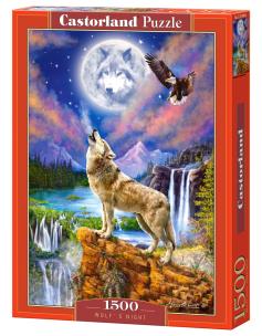 Opakowanie Puzzle 1500 Wolf's Night
