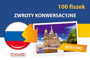Okładka książki Rosyjski. Zwroty konwersacyjne. Fiszki 100