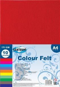 Opakowanie Samoprzylepna pluszowa pianka Eva A4 10 kolorów