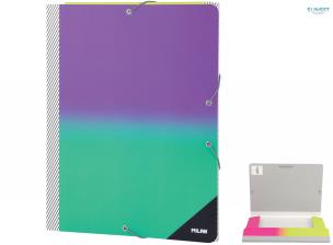 Opakowanie Teczka A4 Milan SUNSET cienka z gumką