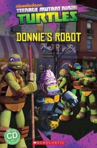 Okładka książki Teenage Mutant Ninja Turtles: Donnie's Robot + CD