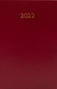 Opakowanie Terminarz 2022 Dzienny A5 DIVAS Bordo