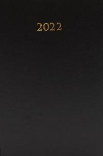 Opakowanie Terminarz 2022 Dzienny A5 DIVAS Czarny