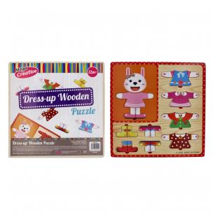 Opakowanie Układanka drewniana Ubieranka 10 elementów