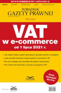 Okładka książki VAT w e-commerce od 1 lipca 2021 Podatki 8/2021