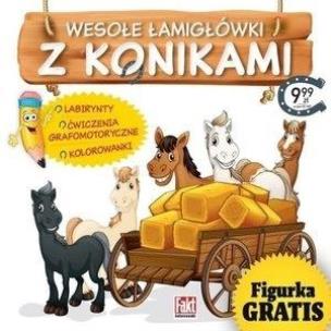 Okładka książki Wesołe łamigłówki z konikami
