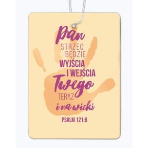 Opakowanie Zawieszka zapachowa - Ps.121,8 - New Car - żółty