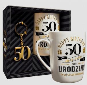 Opakowanie Zestaw 100 lat kubek + brelok 50