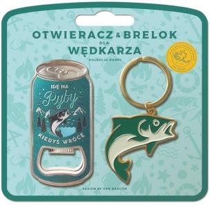 Opakowanie Zestaw brelok + otwieracz dla wędkarza