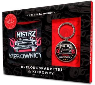 Opakowanie Zestaw brelok + skarpetki dla kierowcy