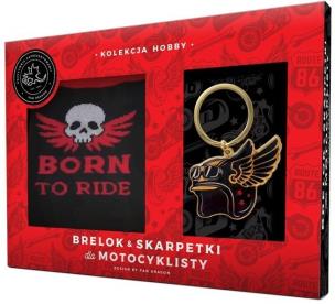 Opakowanie Zestaw brelok + skarpetki dla motocyklisty