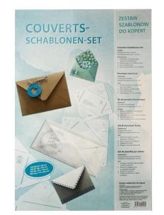 Opakowanie Zestaw szablonów do kopert mix 4szt