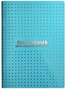 Opakowanie Zeszyt A4/48K kropka błękitny (6szt) NARCISSUS