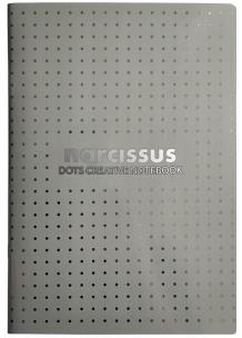 Opakowanie Zeszyt A4/48K kropka szary (6szt) NARCISSUS