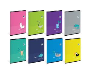 Opakowanie Zeszyt A5/16K linia kolor. B&B Kids Tropic (20szt)