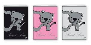 Opakowanie Zeszyt A5 32K linia SWEET LOVE pakiet 20 sztuk