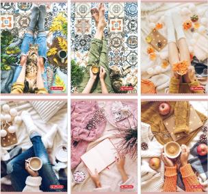 Opakowanie Zeszyt A6/60K kratka Flat Lay (5szt)