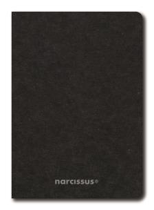Opakowanie Zeszyt Narcissus ECO Black A5 56k kratka 80 gsm pakiet 6 sztuk