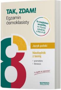 ZSP. Język polski. Niezbędnik z teorią. Egzamin ósmoklasisty 2023. Autor: Składanek Małgorzata, Szaniawska Hanna. Multiszop.pl Okładka książki ZSP. Język polski. Niezbędnik z teorią. Egzamin ósmoklasisty 2023
