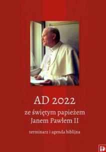 Opakowanie AD 2022 ze świętym papieżem Janem Pawłem II