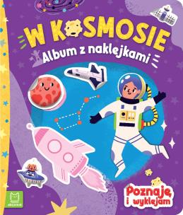 Okładka książki Album z naklejkami. W kosmosie