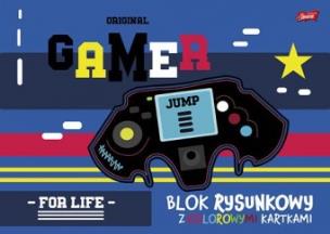 Opakowanie Blok rysunkowy z kolorowymi kartkami A3 16 kartek PAKIET 10 sztuk