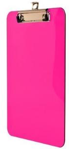 Opakowanie Deska z metalowym klipem A5 różowa BD640-R
