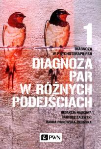 Diagnoza par w różnych podejściach. Autor: Hanna Pinkowska-Zielińska, Bartosz Zalewski. Multiszop.pl Okładka książki Diagnoza par w różnych podejściach