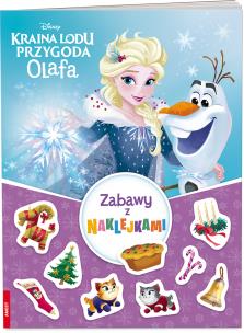 Okładka książki Disney Kraina Lodu Przygoda Olafa Zabawy z naklejkami STI-9111