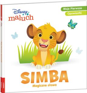 Okładka książki Disney maluch Moje pierwsze opowiastki Simba magiczne słowa BOP9209