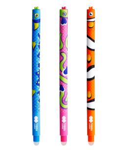 Opakowanie Długopis usuwalny Rybki 0.5mm nieb. (12szt)