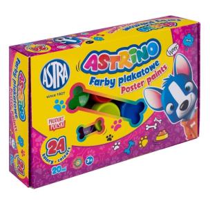 Opakowanie Farby plakatowe 24 kolory Astrino 20ml ASTRA