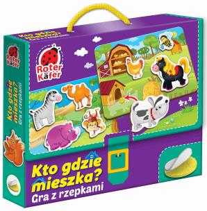Opakowanie Gra z rzepami Kto gdzie mieszka?