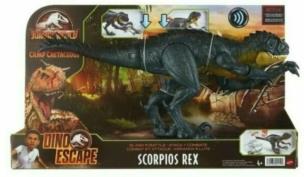 Opakowanie Jurassic World Scorpius Rex Atak szponami HBT41