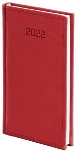 Opakowanie Kalendarz 2022 A6 tygodniowy Vivella czerwony