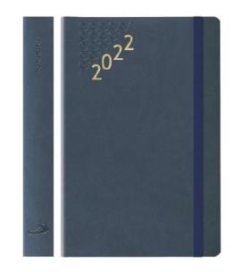 Opakowanie Kalendarz 2022 B6 Flex z gumką granatowy