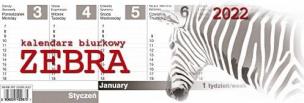 Opakowanie Kalendarz 2022 Biurkowy poziomy Zebra PP