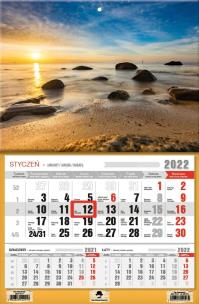 Opakowanie Kalendarz 2022 jednodzielny Bałtyk