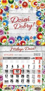 Opakowanie Kalendarz 2022 jednodzielny mini z mag. Folk